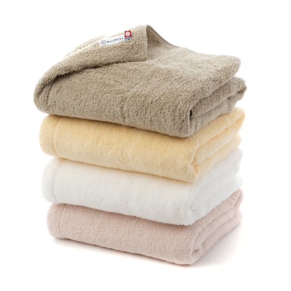 Hartwell Japan Cotton100% Bath Towel 60*105cm USAGINOMOFUMOFU ( 4 Colors Available )