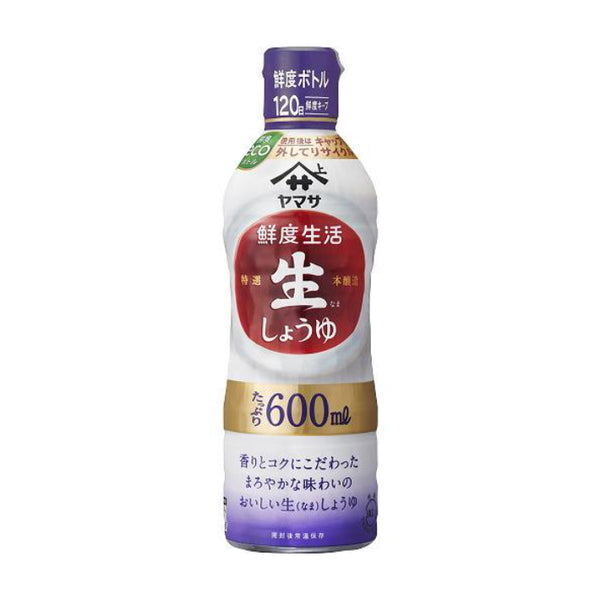 Yamasa Freshness Seikatsu Special Raw Soy Sauce (600ml)