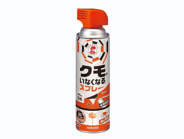 KINCHO 日本製 蜘蛛の巣スプレー 飛沫防止 ジェットスプレー 450ml