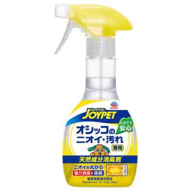 Earth Japan 寵物除臭劑去除尿味和污垢 270ml 貓狗用