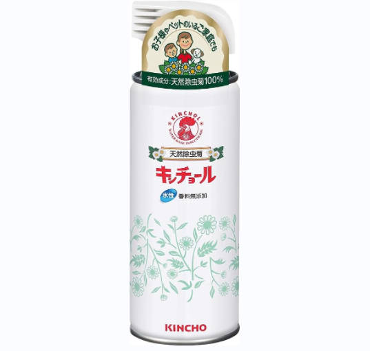 KINCHO 日本製 100%天然植物成分 屋内用殺虫スプレー 300ml