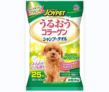 Earth Japan Wipes Towel 25 Piece 30*20cm for Small Dogs
