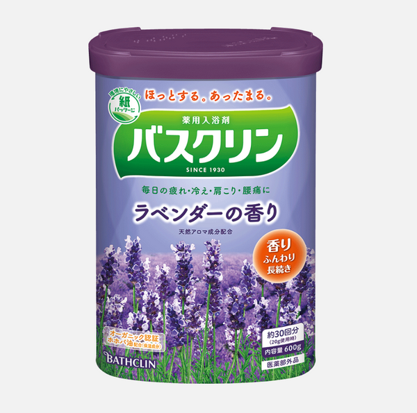 BATHCLIN Japan Medicinal Bath Salt 600g Lavender