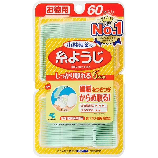 小林製藥 日本 成人牙線棒 60支