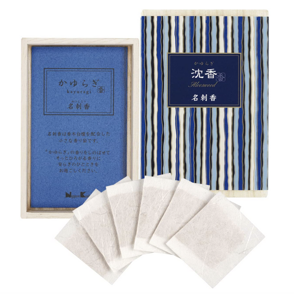 NipponKodo Japan KAYURAGI Incense 6 Sachet ( 9 Fragrance Available )