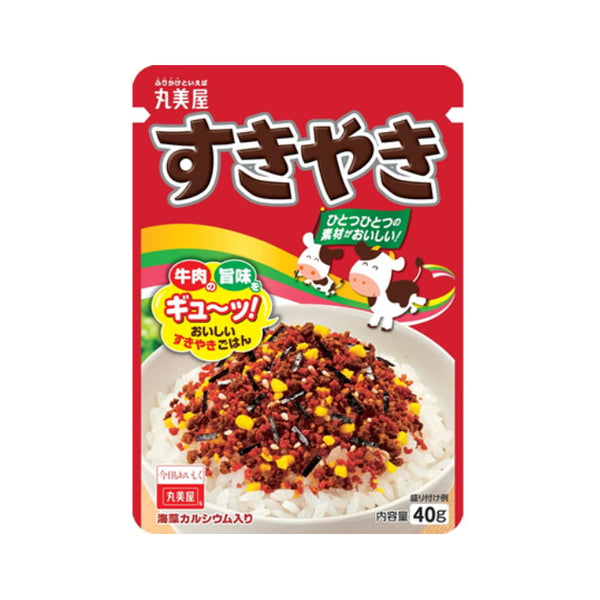 Marumiya Japan Furikake Rice Seasoning, Sukiyaki Beef Flavor 40g