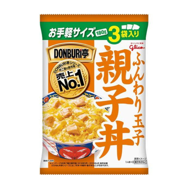 Glico Japan DONBURITEI Oyakodon 3-food bowl (180g*3 bags)