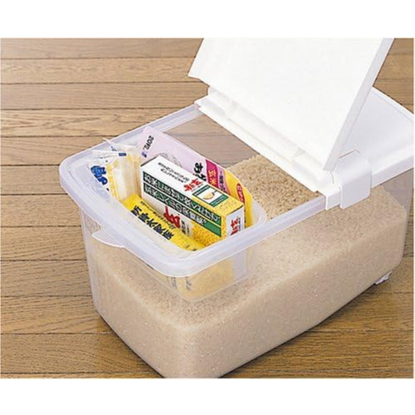 INOMATA Japan Kome Bitsu Rice Storage 5kg Container With Measuring Cup