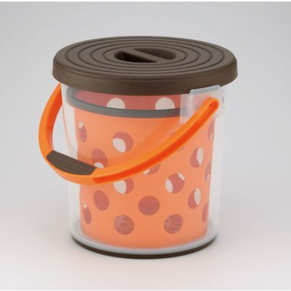 INOMATA Japan Multi-purpose bucket with inner bucket 10L orange