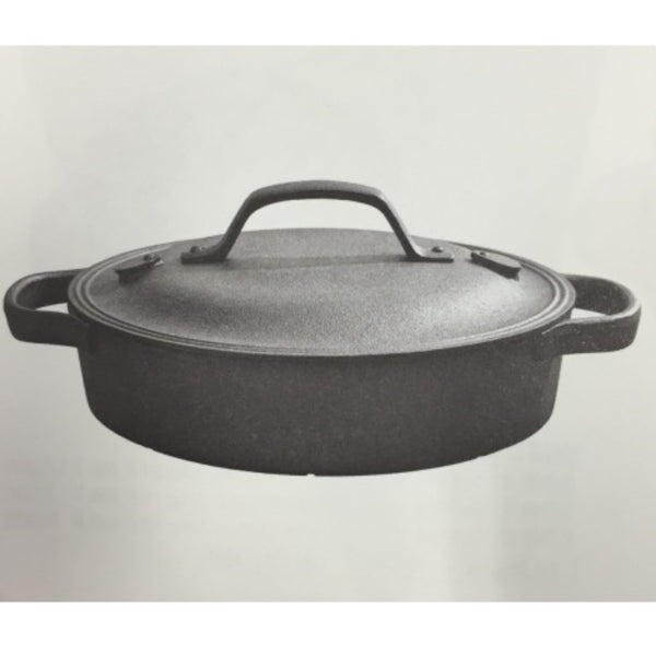 OIGEN Japan Round Cast Iron Pot 24cm (Oven/Direct Fire/Induction Cooker)