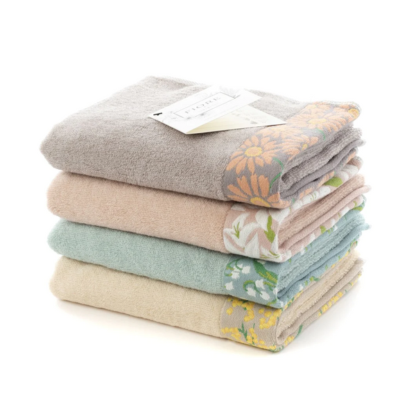 Hartwell Japan Cotton100% Towel  60*80cm FIORE( 2 Colors Available )
