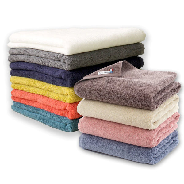 Hartwell Japan Cotton100% Bath Towel 60*120cm MOKOMOKO 365 ( 7 Colors Available )