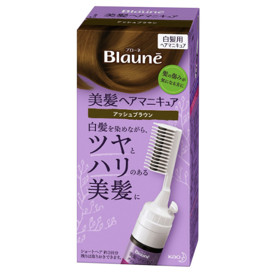 花王 日本 Blaune 敏感白染髮劑 72g 帶梳子 (2色可選)