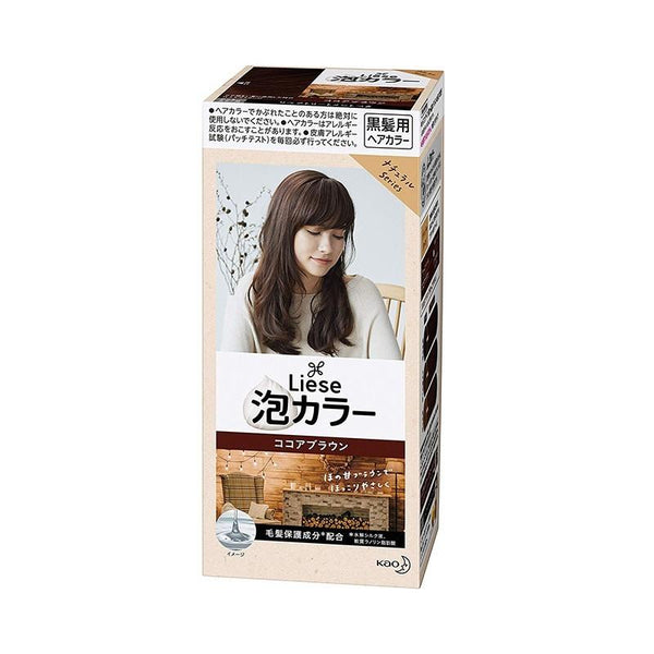 KAO Japan Liese Black Hair with Foam Hair Dye 108ml (11 Colors Available)