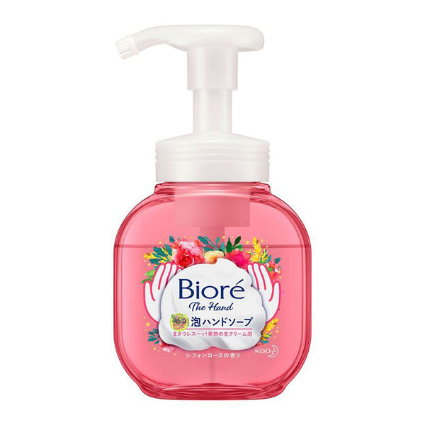 KAO Japan Biore Hand Foam Hand Soap Chiffon Rose Scent 250ml