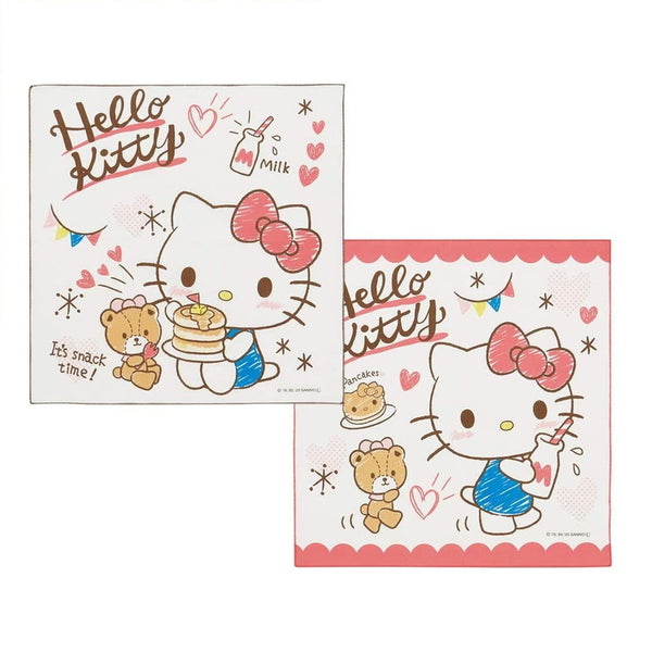 Skater Japan Lunch Cloth Set 2 pcs for Kids Hello Kitty 430*430mm