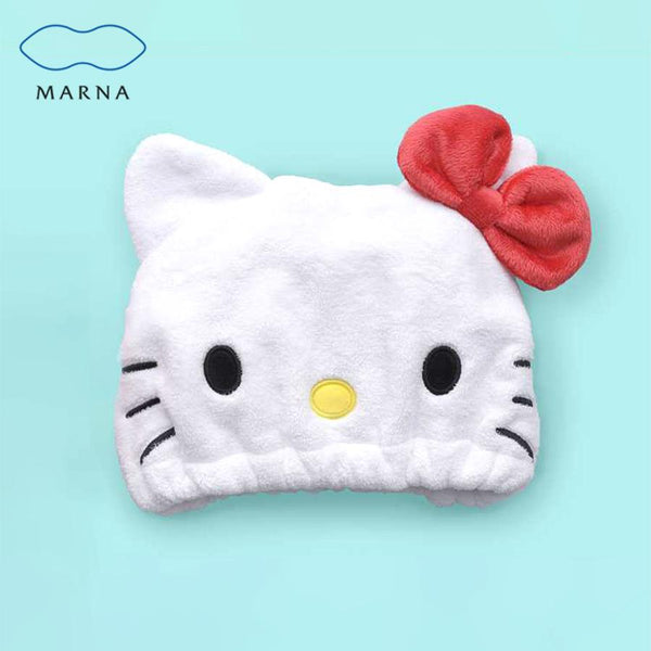 MARNA JAPAN 超細纖維幹髮帽 HelloKitty