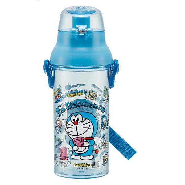 Skater Japan children's direct drinking transparent cold water bottle I'm Doraemon 480ml
