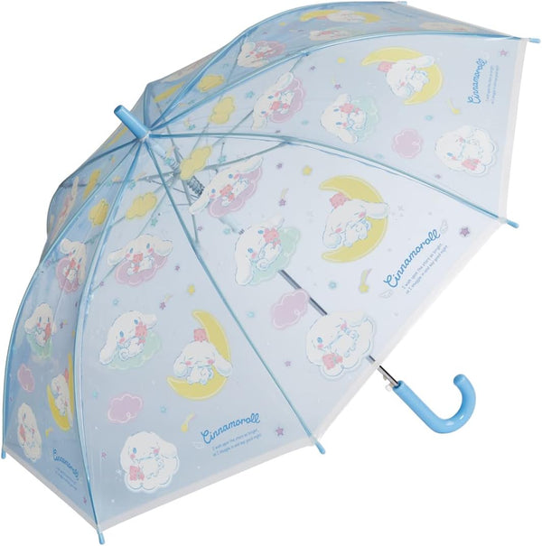 Skater Japan Children's Lightweight Umbrella One-click Open 55cm Bones   2 Styles Available