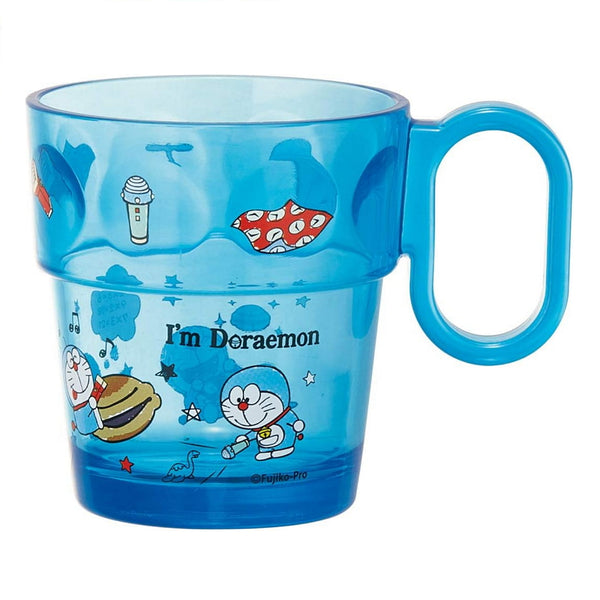 Skater Japan I'm Doraemon transparent acrylic mug 220ml
