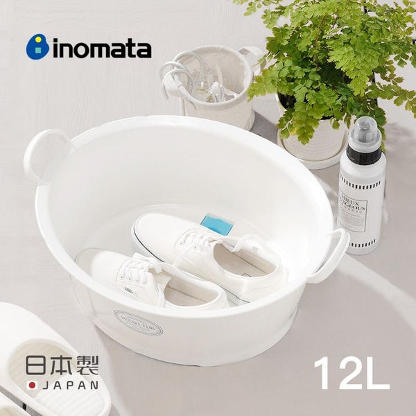 INOMATA 日本製 ウォッシュバケツ ホワイト 12L