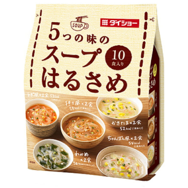 Daisho Japan 5 Flavor Soup Harusame, Pack of 10