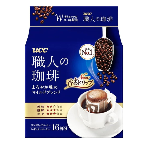 UCC Artisan Coffee One Drip Coffee  (16 bags)（3 flavor avilable）