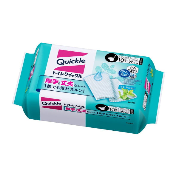 KAO Japan Toilet Quickle Toilet Cleaning Sheet Refill  (10 sheets)